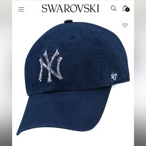 47 & MLB BASEBALL CAP x SWAROVSKI LIMITED EDITION RELEASE, SOLD OUT EVERYWHERE✨